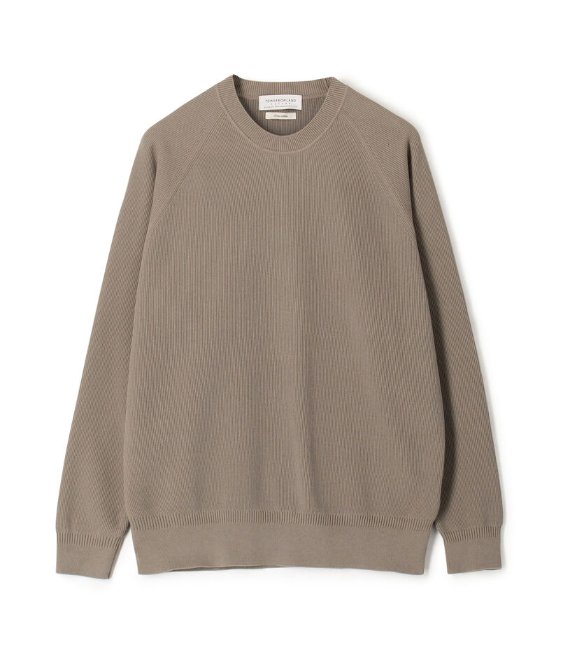 ■TOMORROWLAND tricot コットンポリエステル クルーネックニット