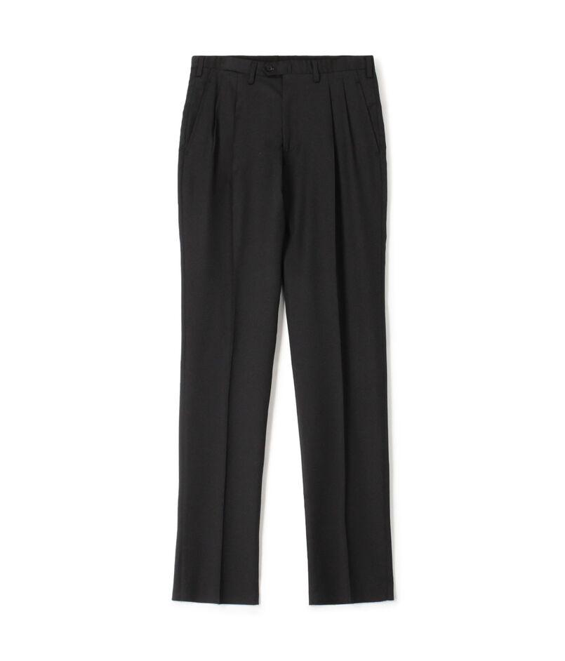 HORIZON TWILL 2プリーツスリムスラックス E.Zegna