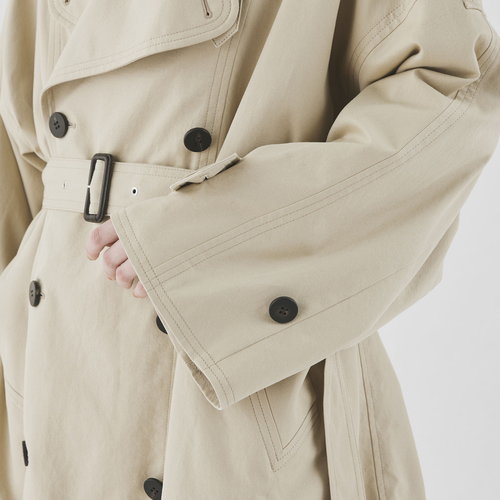 Robert Chermin トレンチコート クリーム色 Robert Chermin トレンチコート クリーム色 Robert Chermin