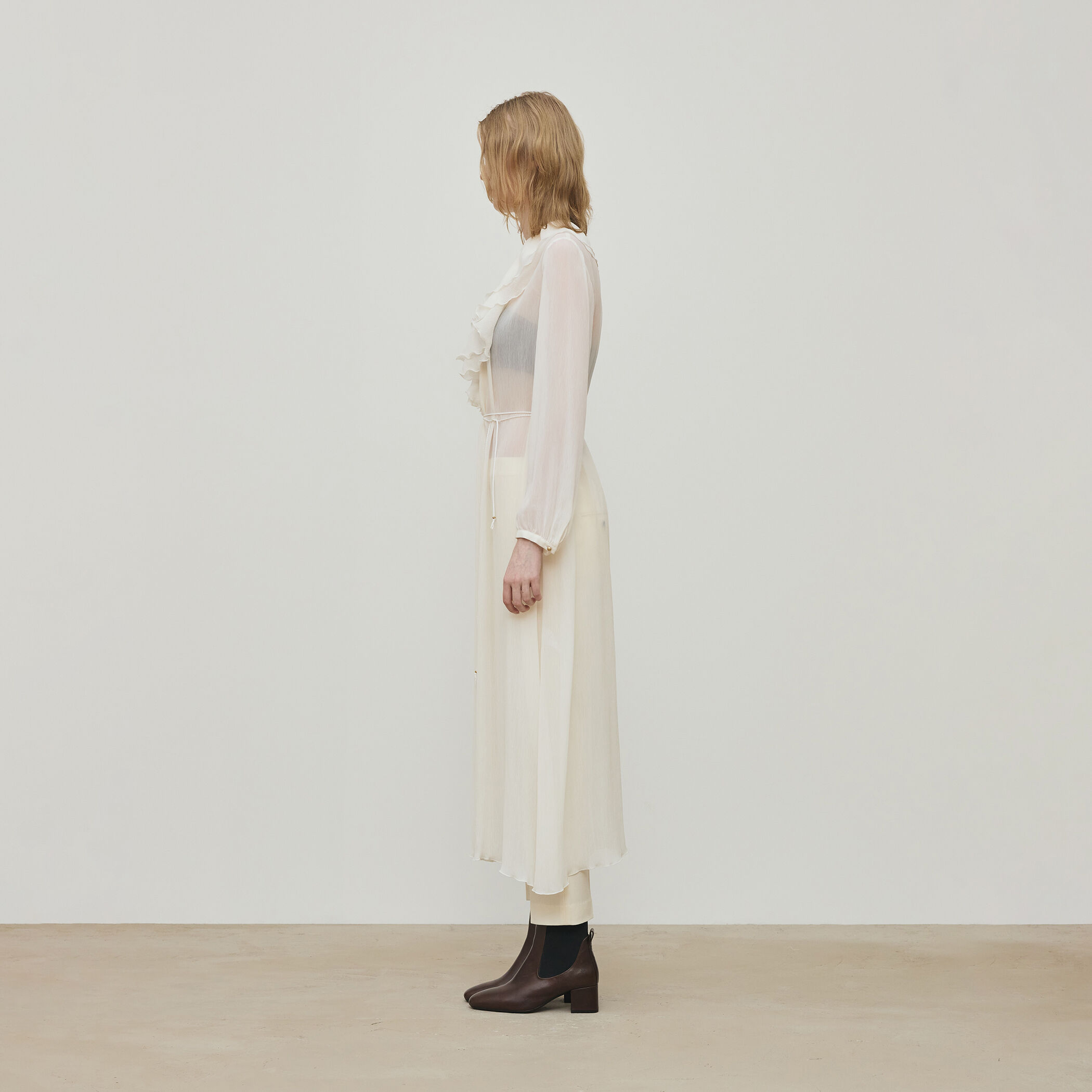 Tomorrowland(Des Pres)　ロングワンピース クレープデシン ロングワンピース｜トゥモローランド 公式通販