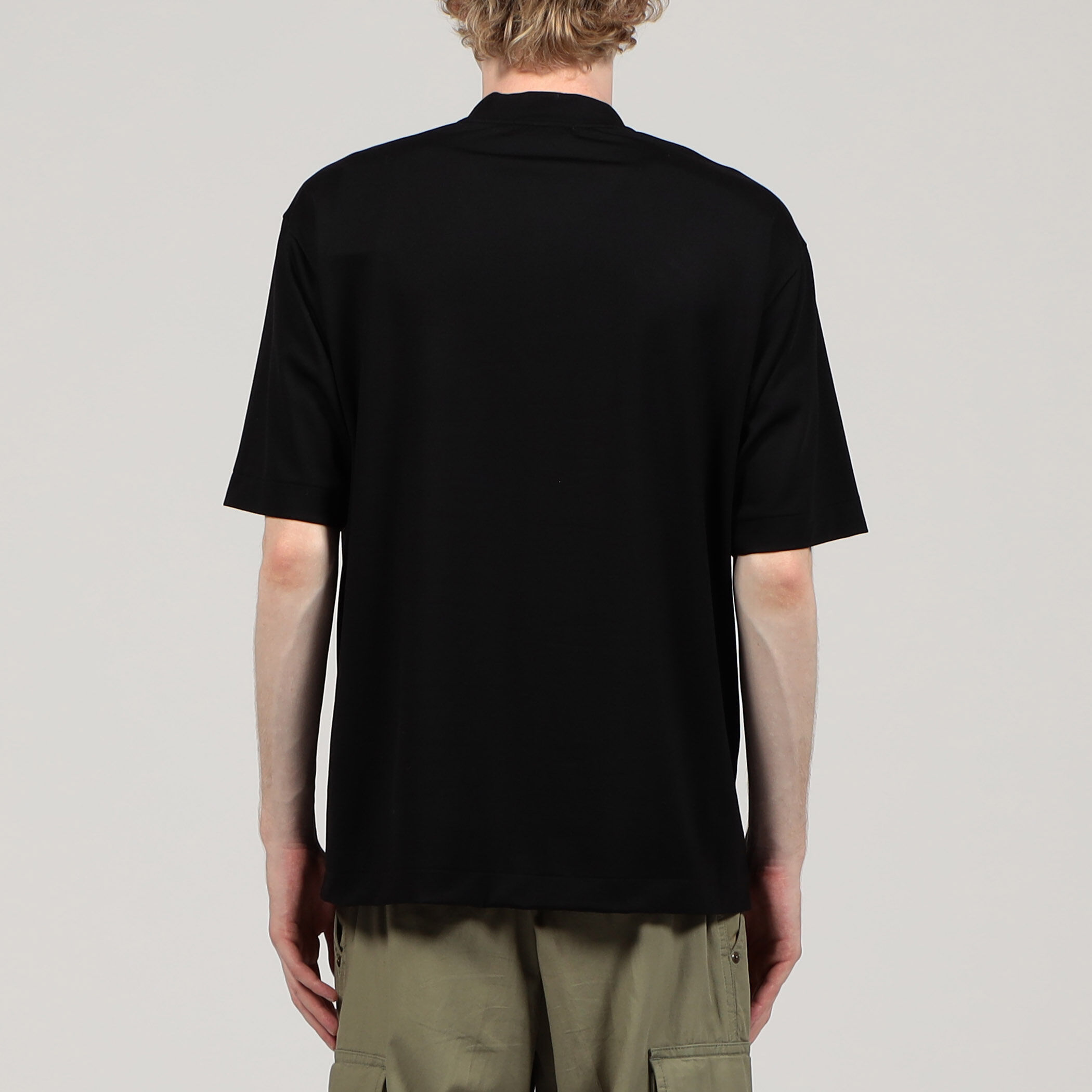 発送在庫あり】【RBC】【半袖】モックネックニットTシャツ