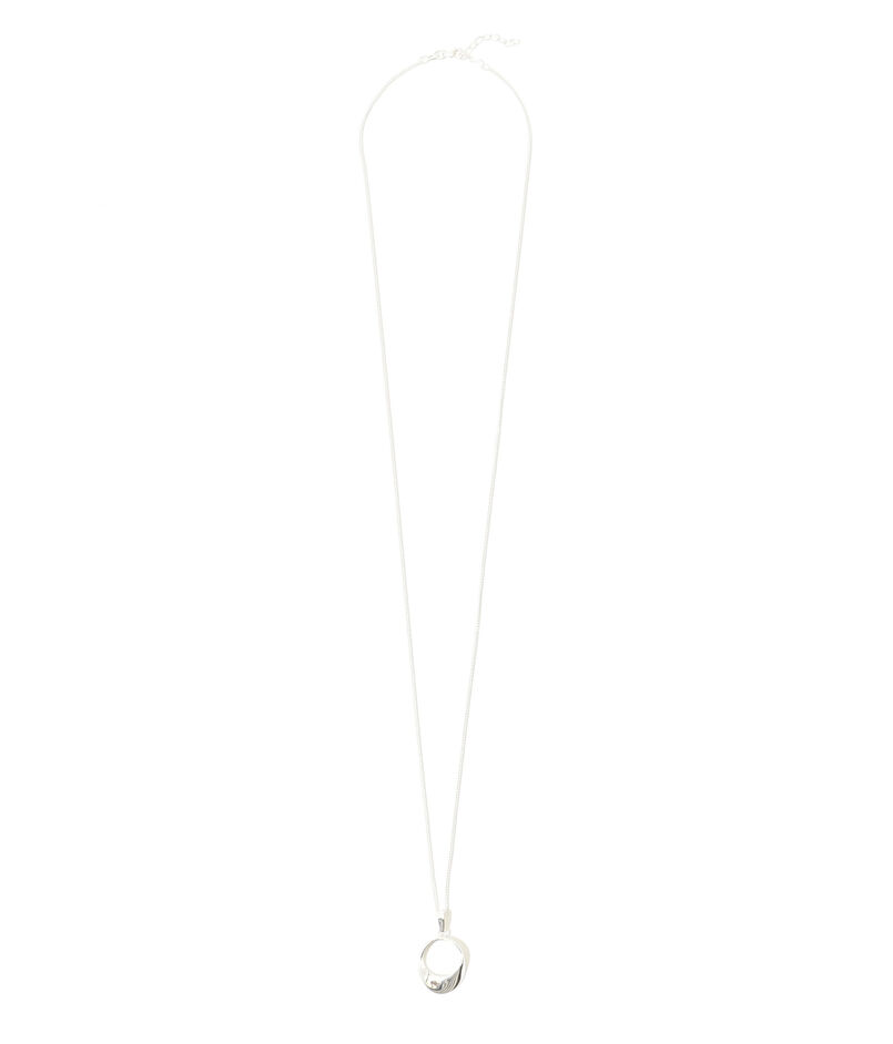 Nina&Jules Twisted Oval シルバーネックレス