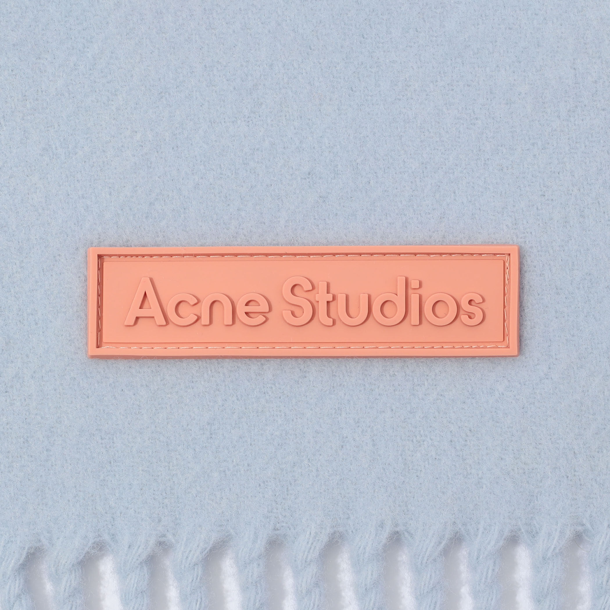 Acne Studious アクネ ウール フリンジ オレンジ ピンク Acne Studios モヘヤウールフリンジスカーフ｜トゥモローランド