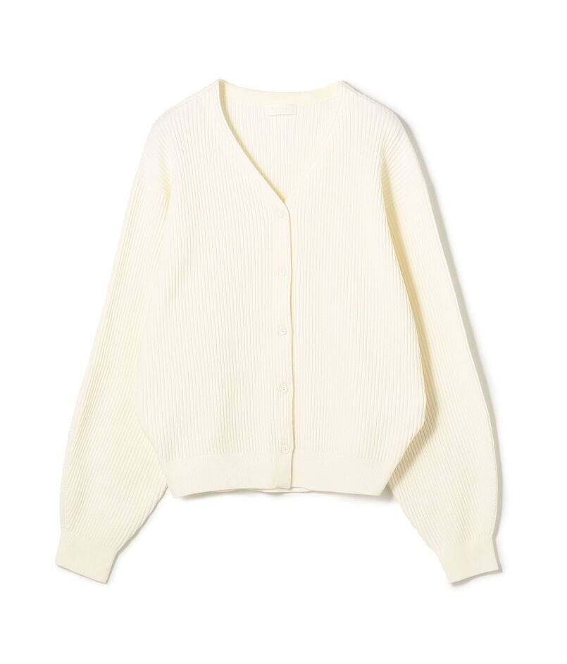 リンクスリブ Vネックカーディガン