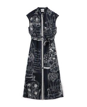 【別注】manipuri for Ballsey Glass dome Flower ワンピース