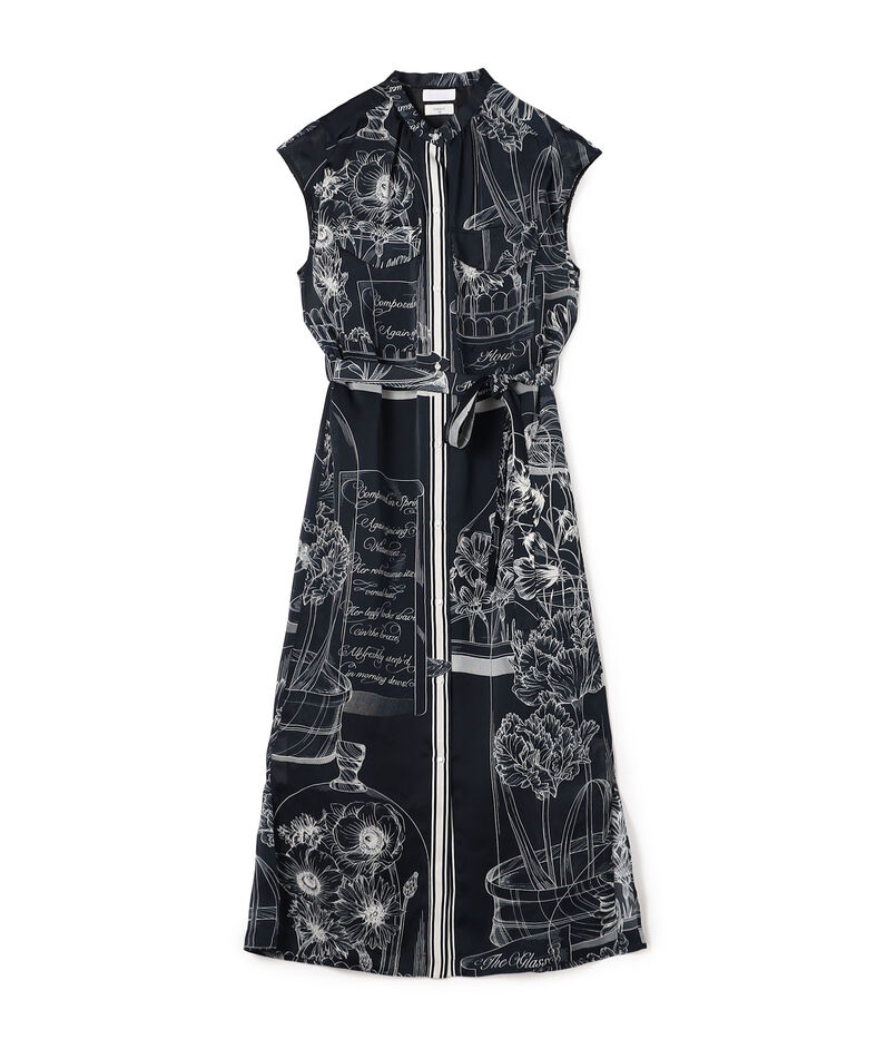 【別注】manipuri for Ballsey Glass dome Flower ワンピース