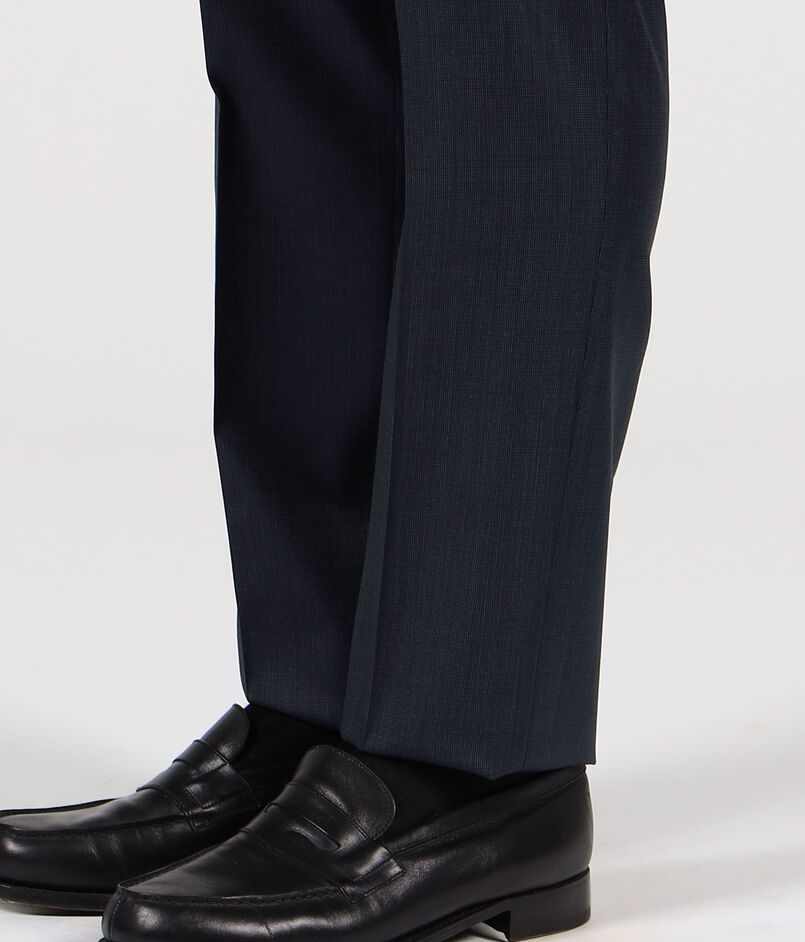 ウールシルク ピンヘッド シングルブレステッド2Bスーツ Delfino