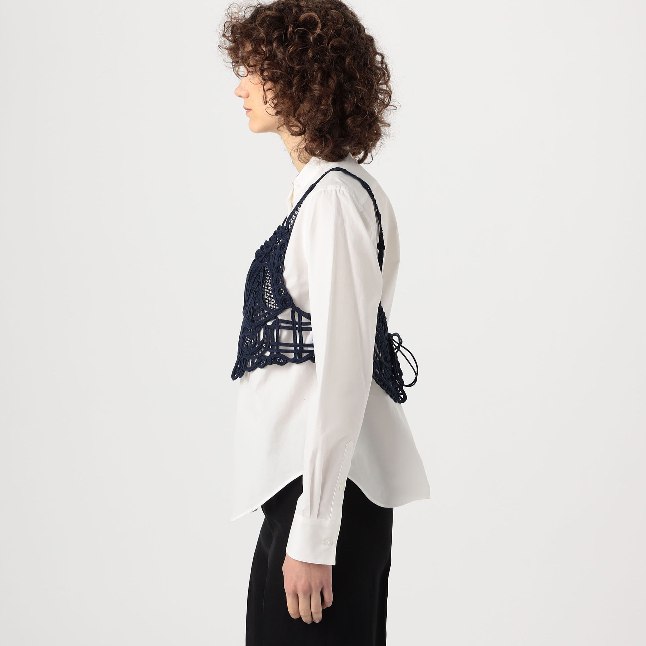 Mame Kurogouchi Cording Embroidery Vest｜トゥモローランド