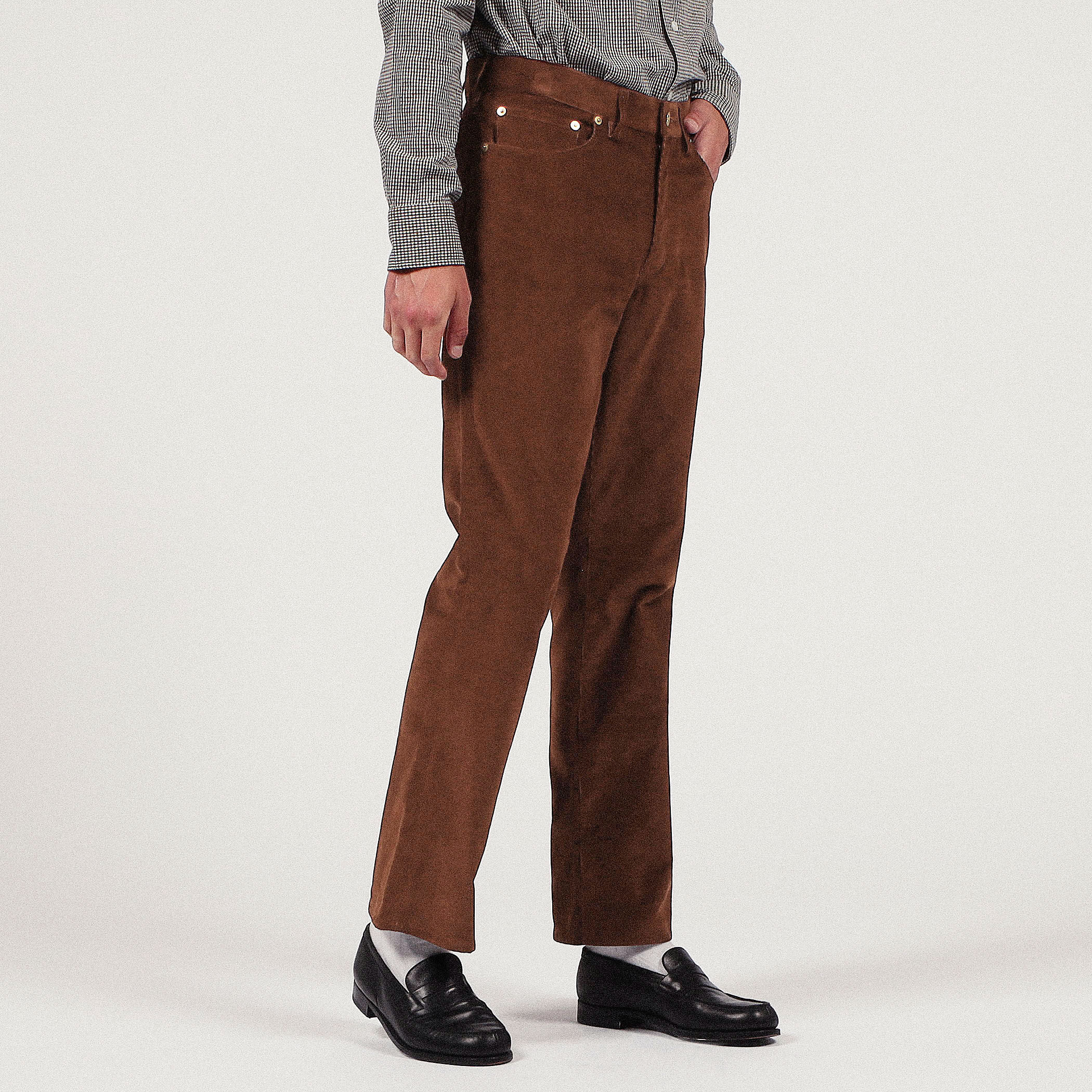 Umm様限定kolor 21aw 直営店限定 コーデュロイパンツ ブラウン Umm様限定kolor 21aw 直営店限定 コーデュロイパンツ ブラウン