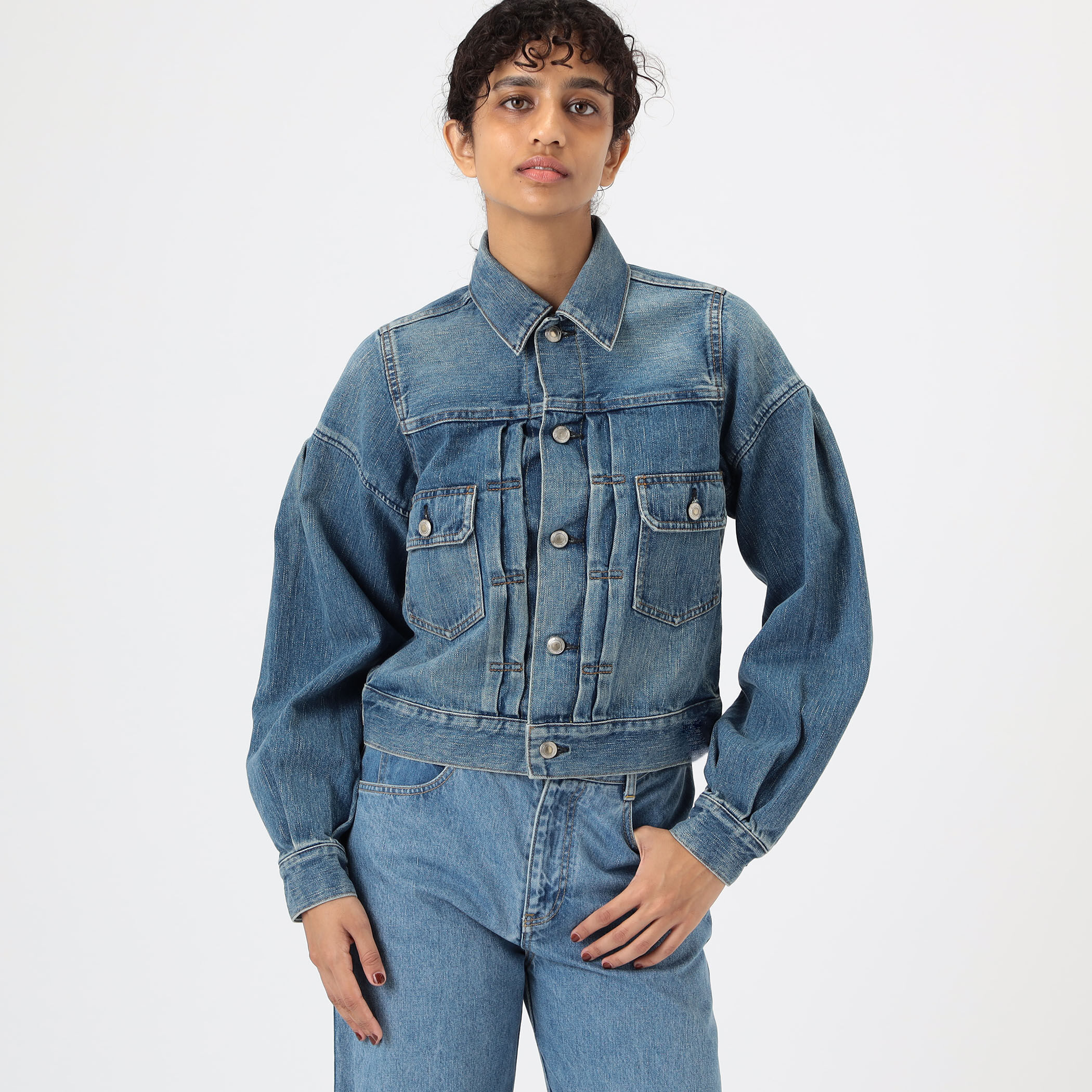 HYKE BALLOON SLV DENIM JK TYPE2｜トゥモローランド 公式通販