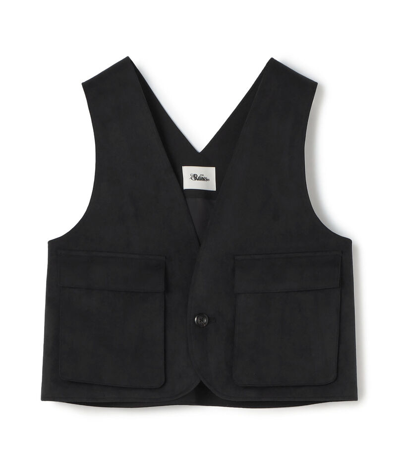 Edition×THE RERACS Collaboration Label V NECK POCKET VEST