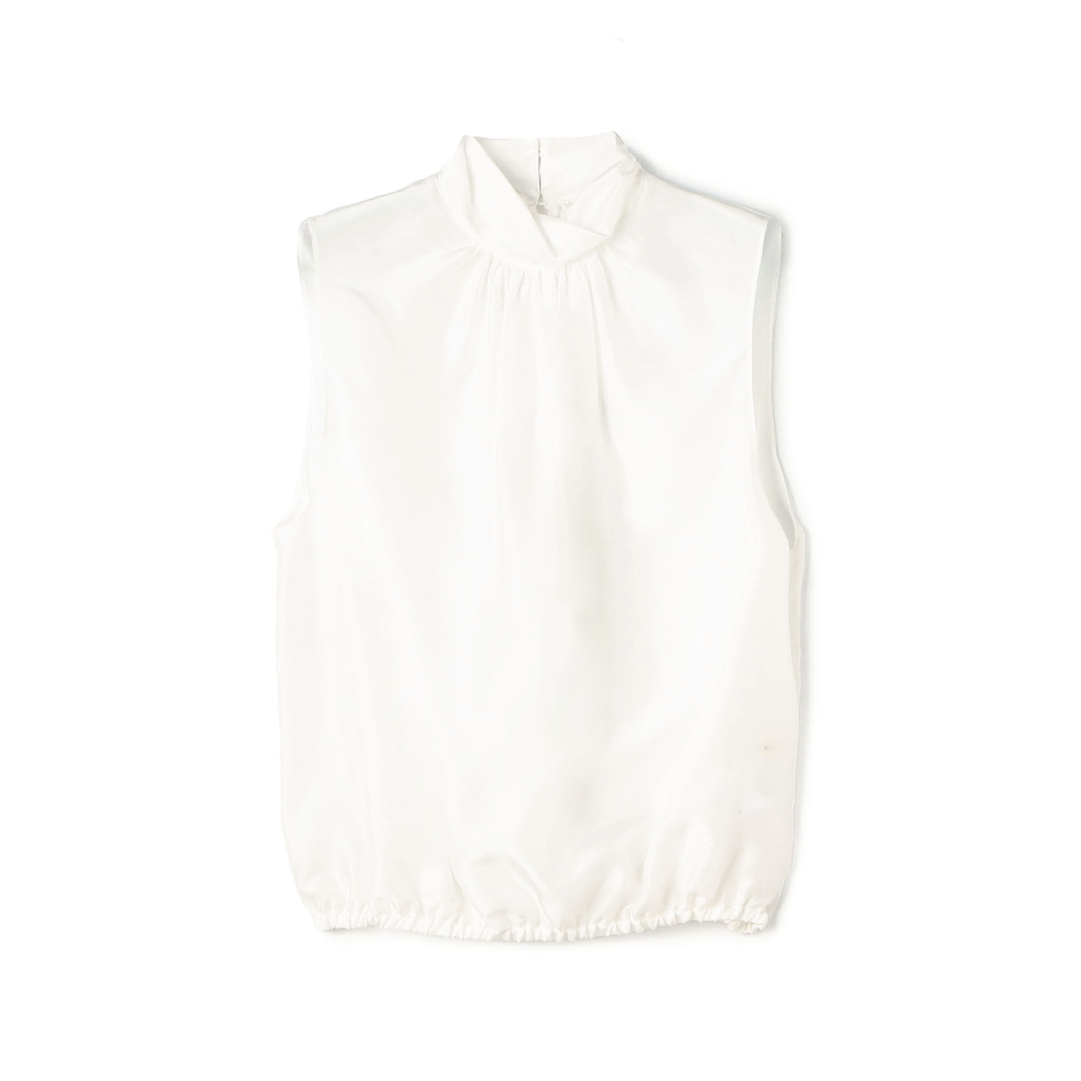 シルクハブタエ ホイップネックブラウス｜トゥモローランド 公式通販