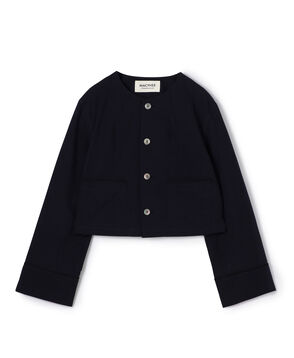 〈MORE10%OFF対象〉コットンコード クルーネックジャケット
