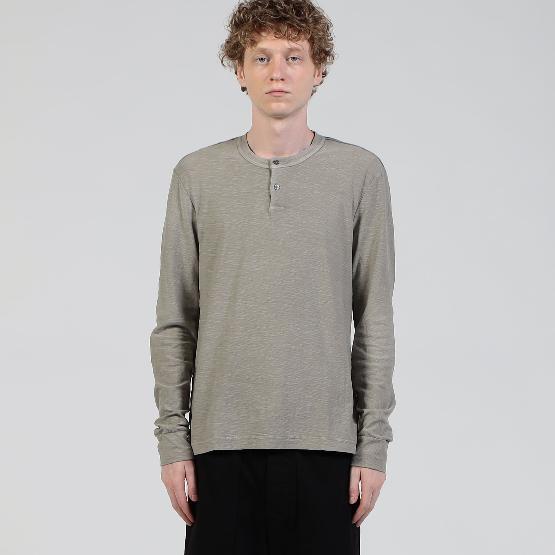 スラブジャージー ヘンリーネックプルオーバー MRJY3545