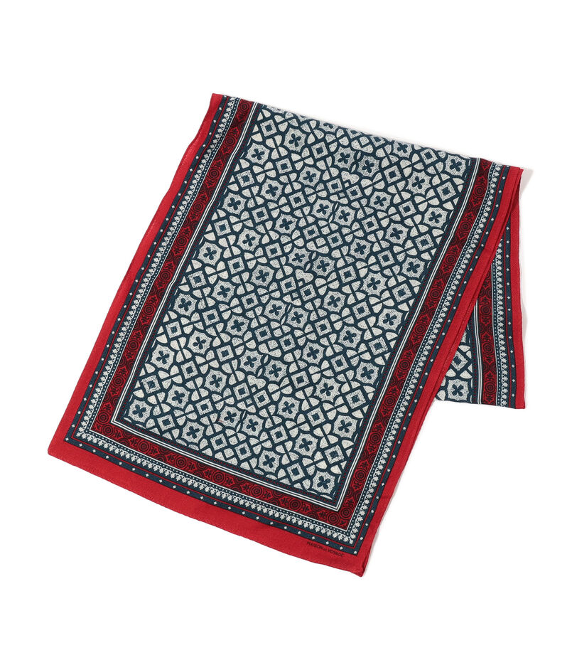MAISON et VOYAGE 120/2ウールシルク スカーフ