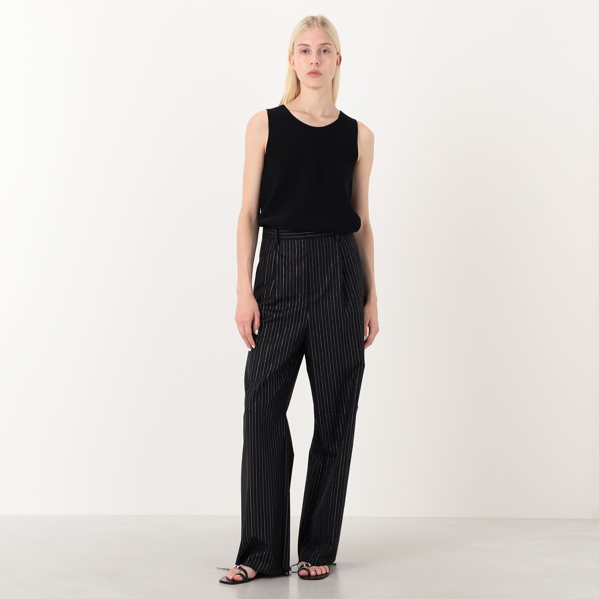 KANAKO SAKAI STRIPED TROUSERS ストライプトラウザー