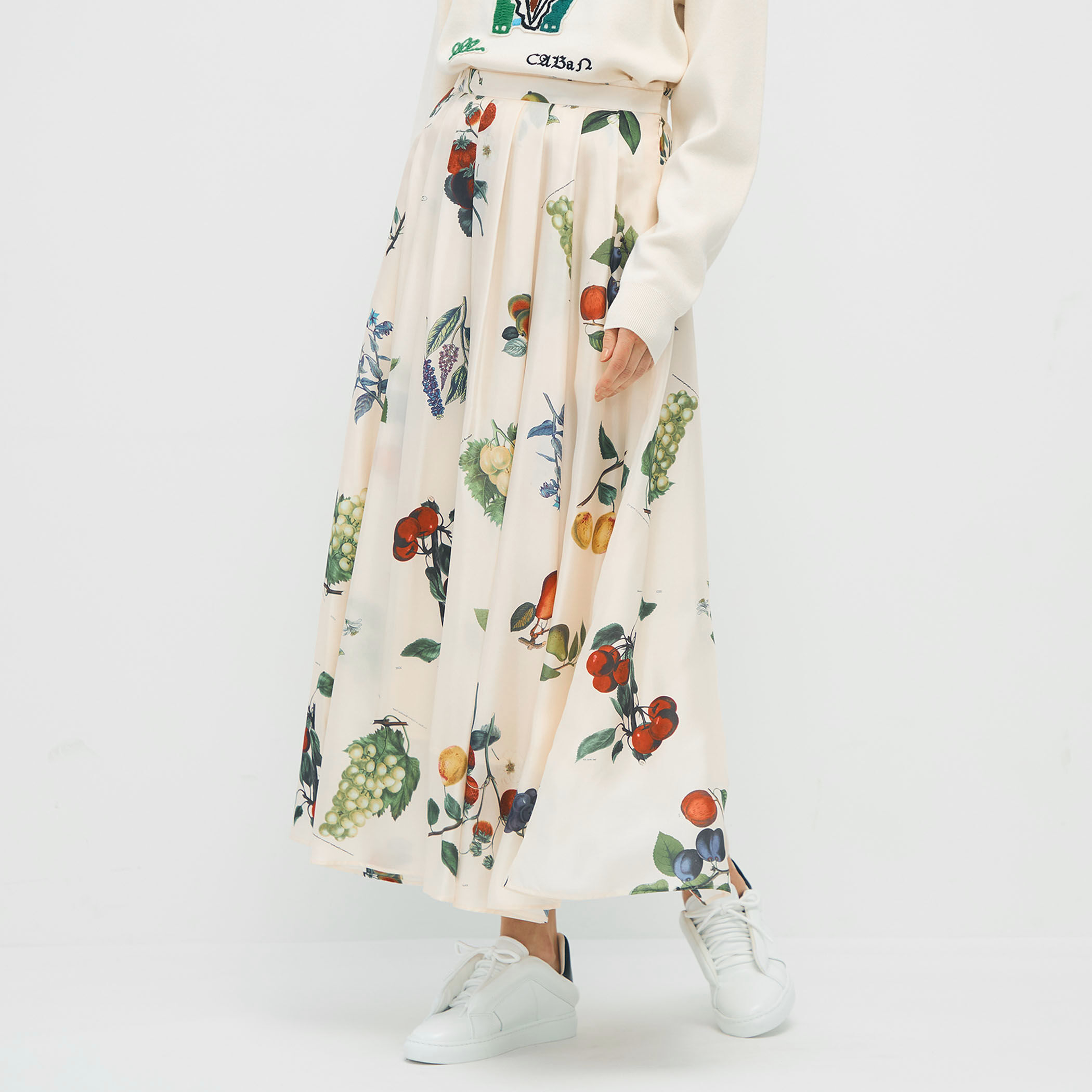 CABaN シルク HARVEST ロングスカート｜トゥモローランド 公式通販