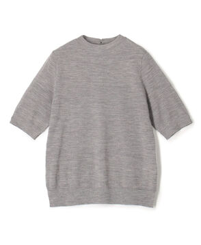 Worsted Wool WOOL half sleeve Pullover