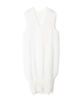 TELMA SHIBORI ORGANDIE DRESS ポリエステル シアーワンピース