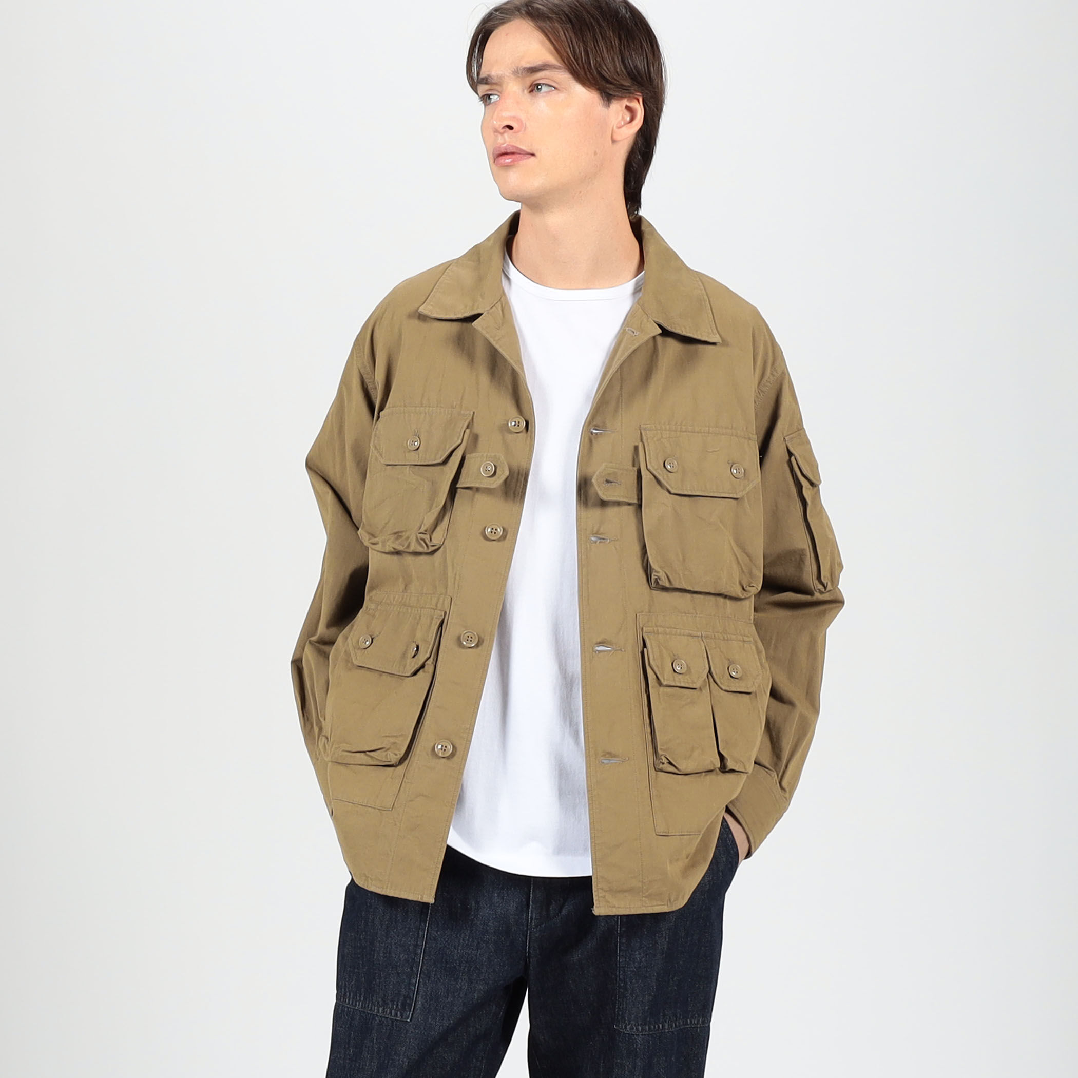 ENGINEERED GARMENTS Explorer Shirt JKT コットンシャツジャケット