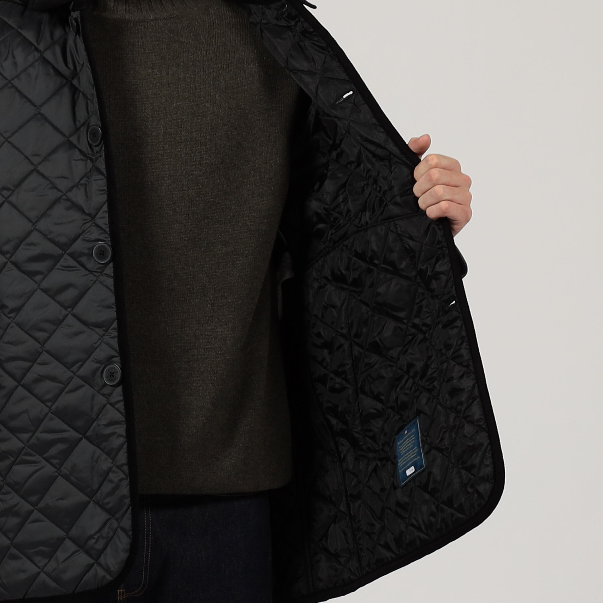 LAVENHAM DENSTON ポリエステル キルティングジャケット
