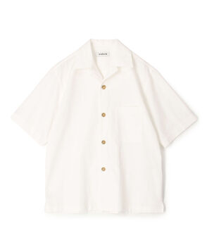 CABaN シャトルポプリン 2-wayオープンカラーシャツ