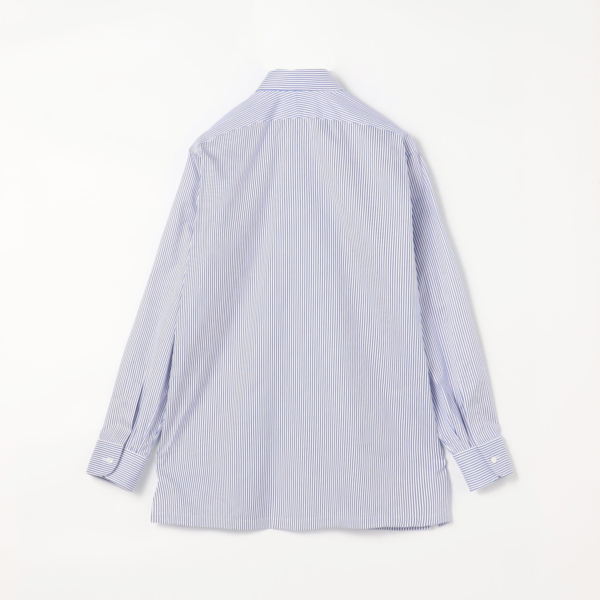 MHL　日本製　スモールカラーシャツ　ボックスシルエット　サイズ2　綿　美品 140/2コットンツイル タブカラーシャツ THOMAS MASON