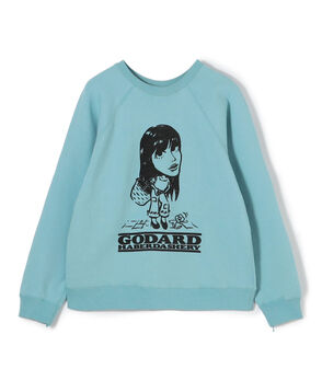 Godard Haberdashly Jane Birkin Print スウェットシャツ