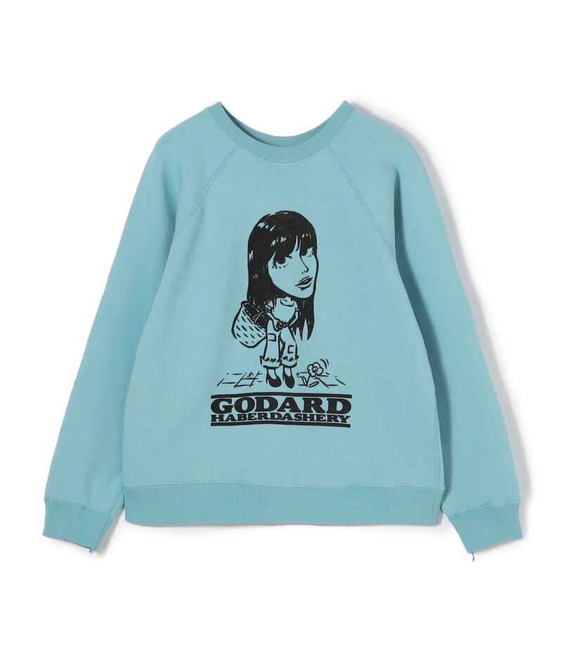 Godard Haberdashly Jane Birkin Print スウェットシャツ