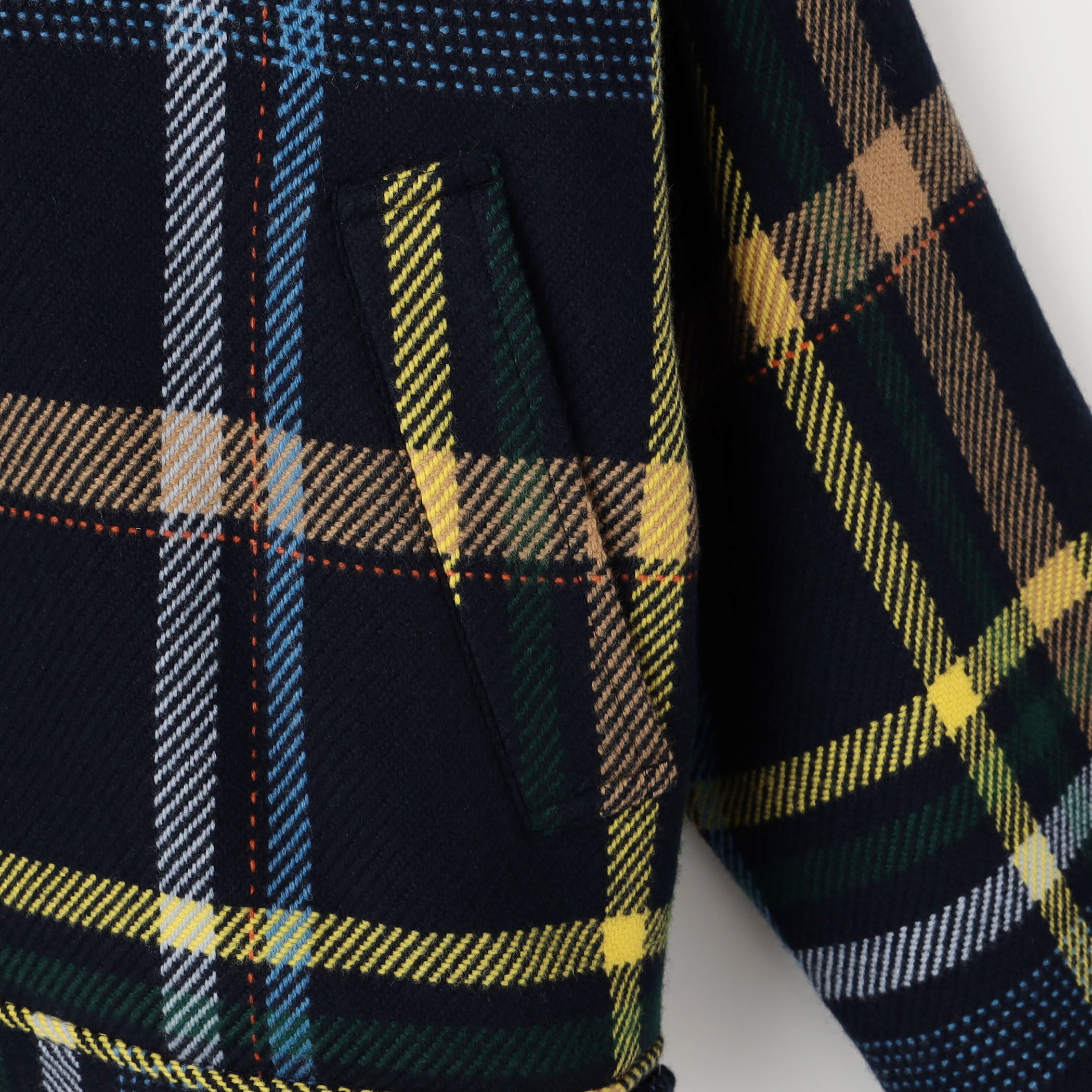 MAISON et VOYAGE カシミア ノーカラーブルゾン MAISON et VOYAGE カシミア ノーカラーブルゾン