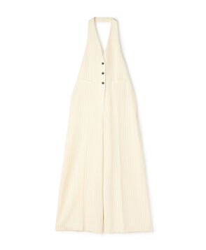 ウールドスキン ホルターネックジャンプスーツ