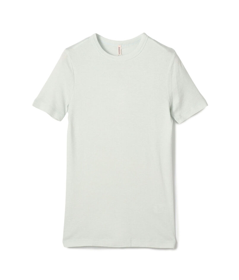 babaco コットンシルク ベーシックTシャツ