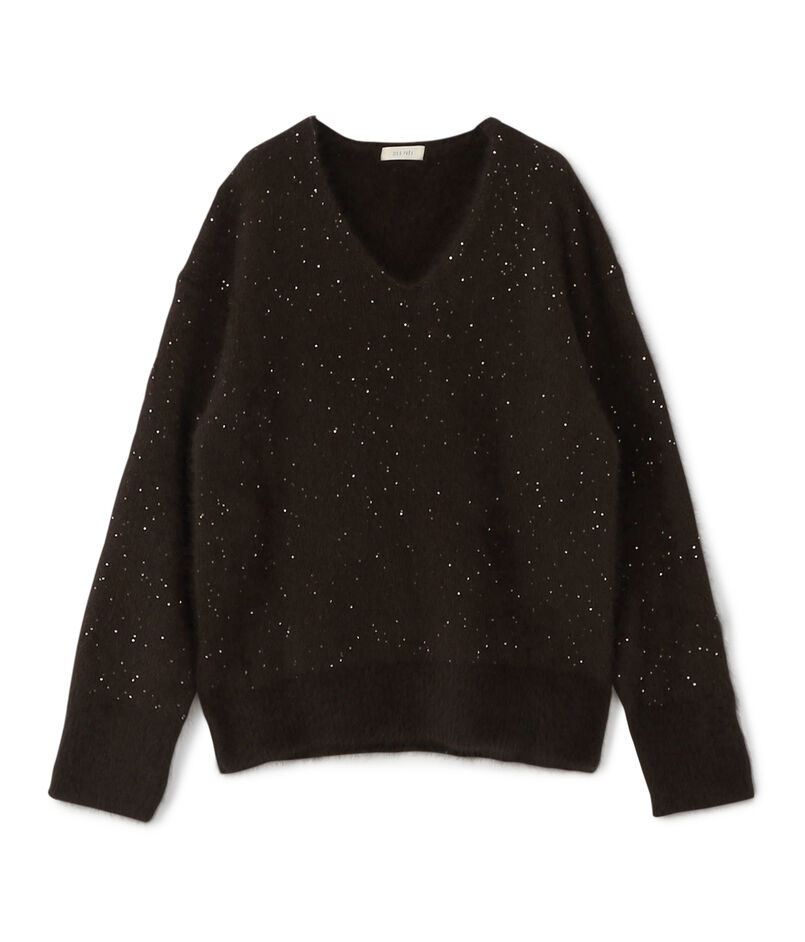 フォックスカシミヤ Vネックプルオーバー