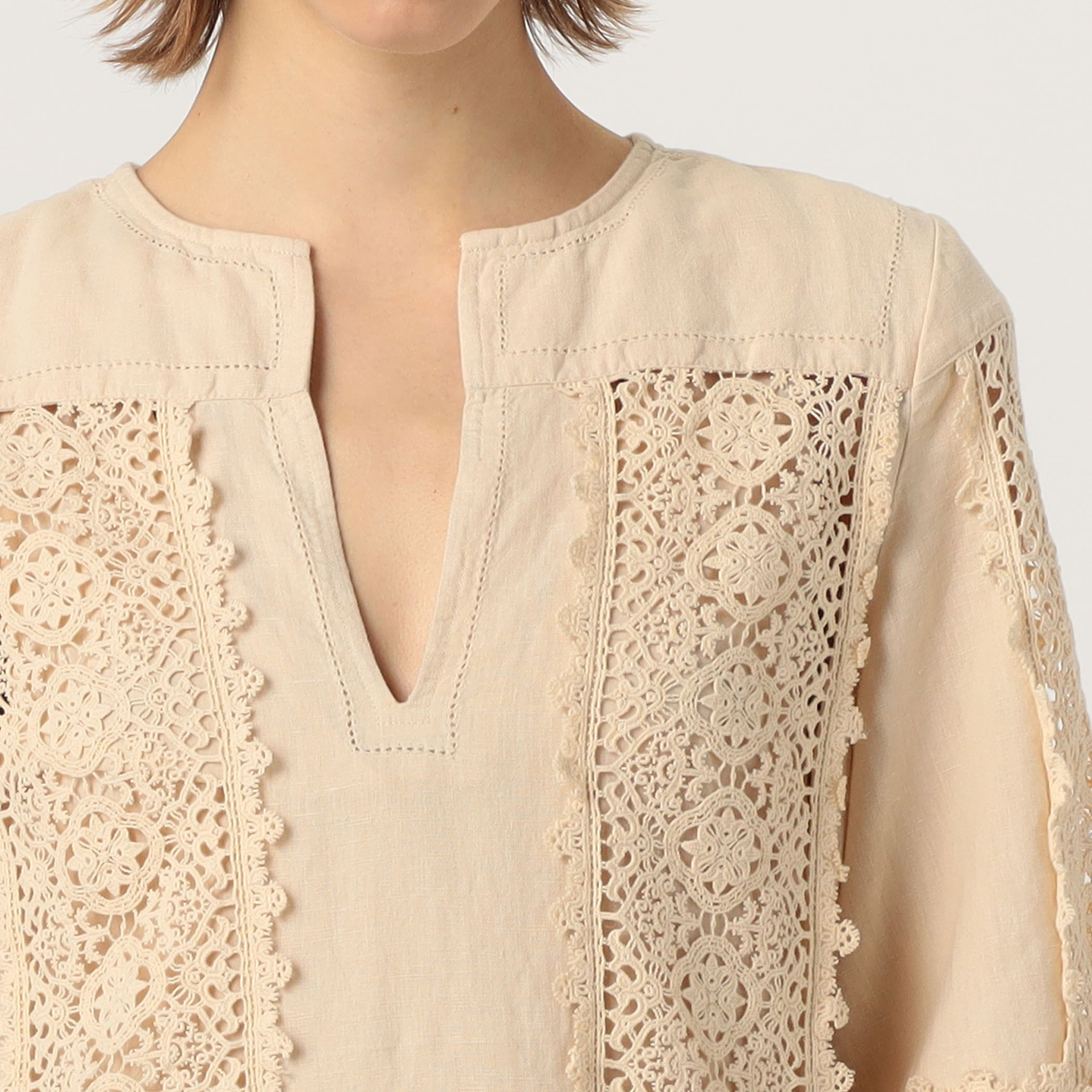 BY MALENE BIRGER DELANE レースコンビドレス｜トゥモローランド