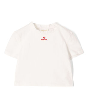 SHUSHU/TONG Wave Lace Collar T フリルカラーTシャツ