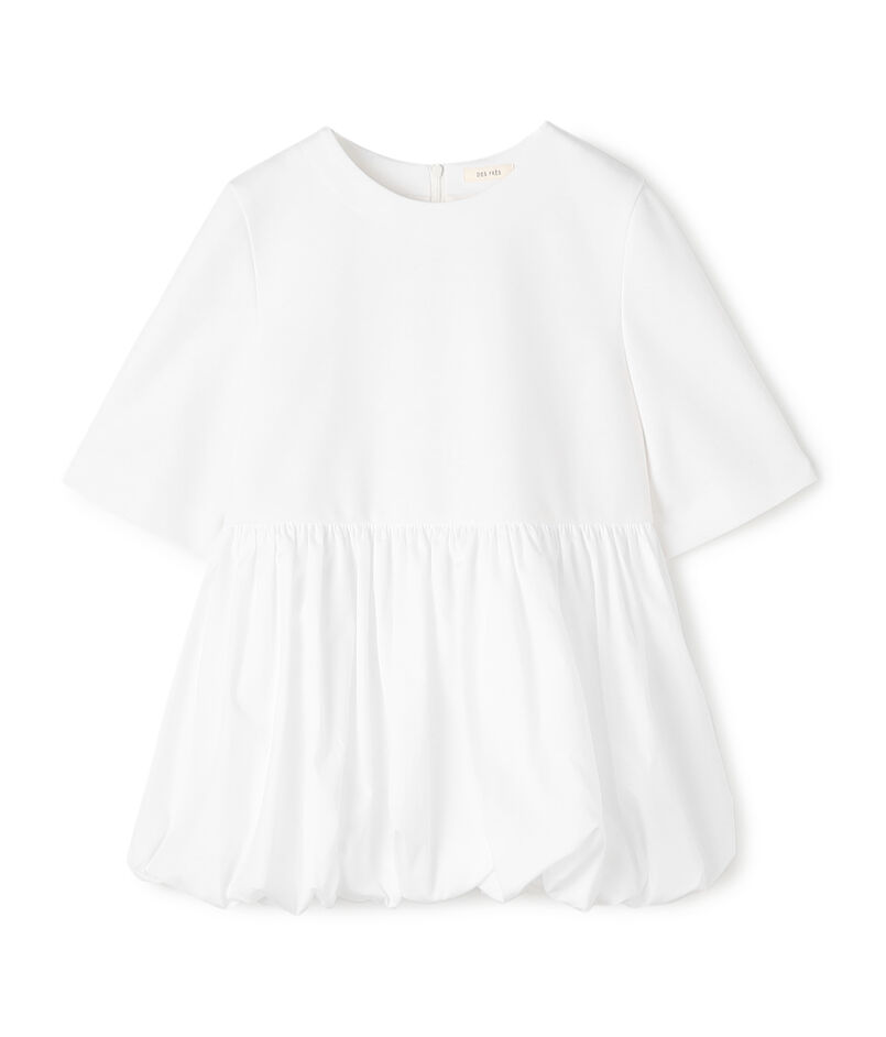 コットンタイプライター コンビバルーンプルオーバー