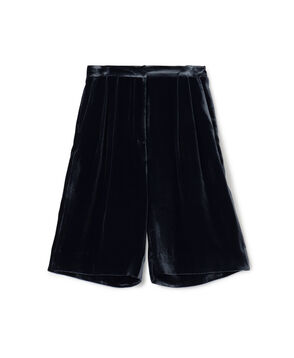 レーヨンシルクベルベットリラックスショーツ