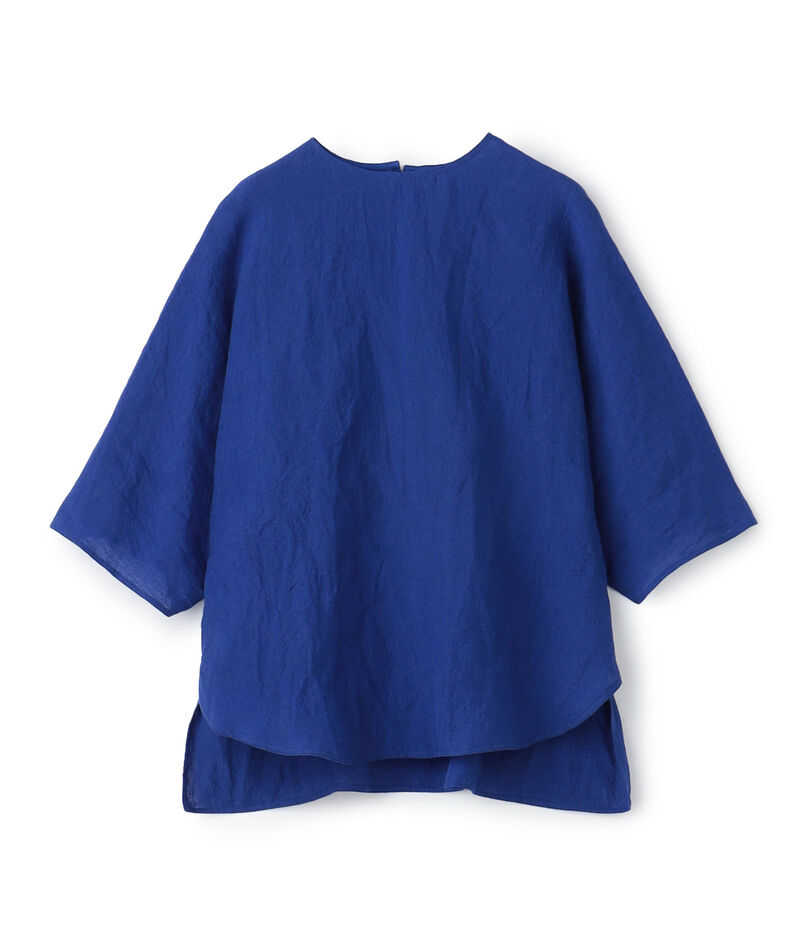 ランダムリネン クルーネックプルオーバー