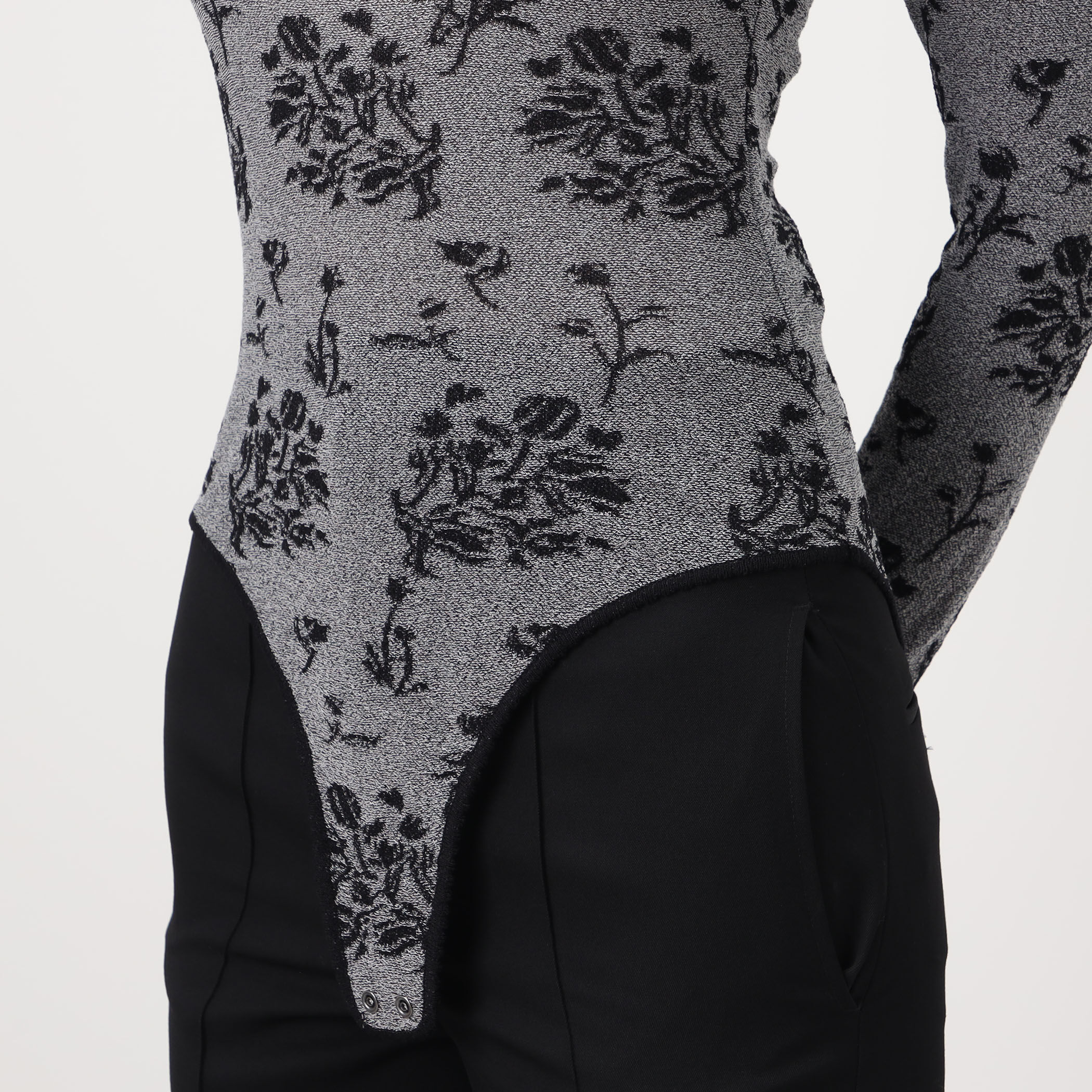 Mame Kurogouchi Floral Jacquard Knit Bodysuit ジャカード ボディ