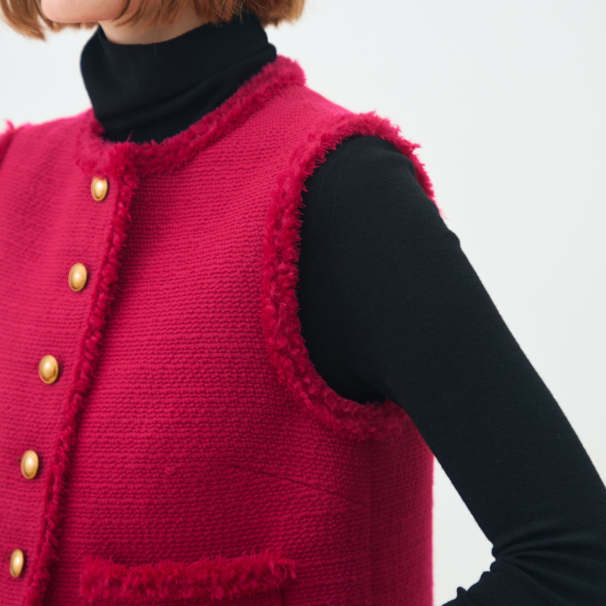 ブークレーファンシー クルーネックジレ｜トゥモローランド 公式通販