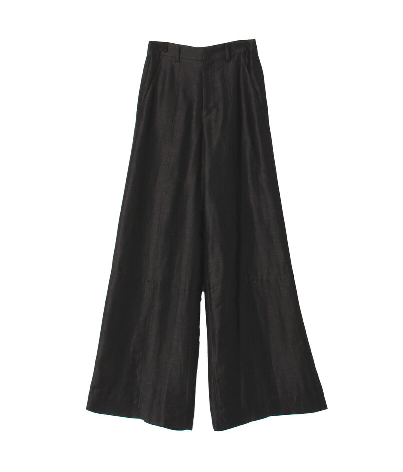 KANAKO SAKAI SHEER WIDE TROUSERS