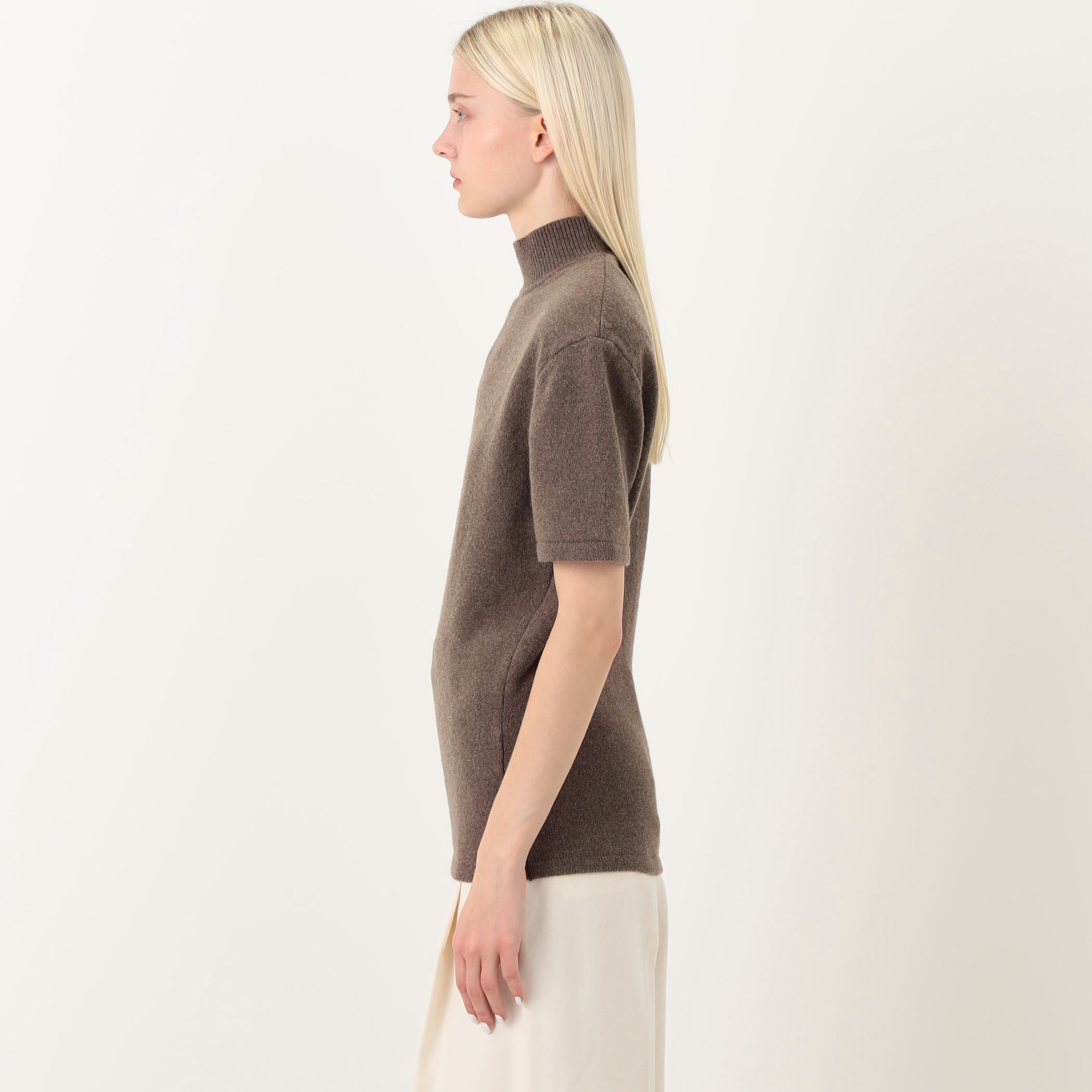 JACQUEMUS LA MAILLE CASTAGNA ハーフスリーブニット