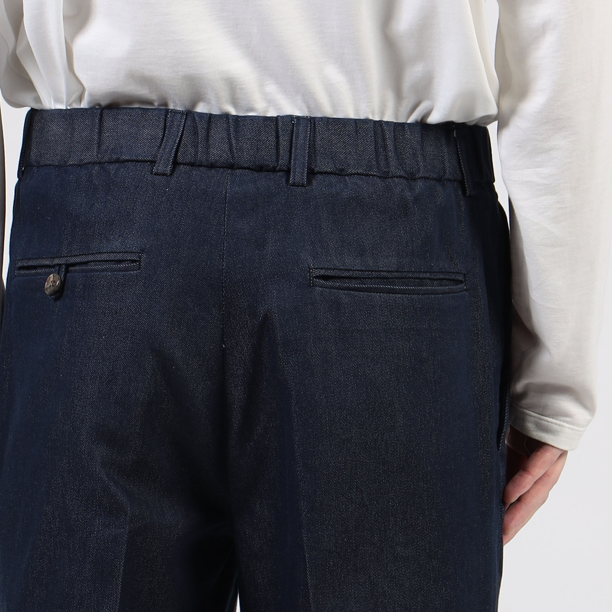 CABaN シーアイランドデニム シャーリングパンツ｜トゥモローランド