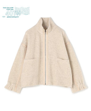 【別注】V::room ウールボアフリース ジップアップジャケット