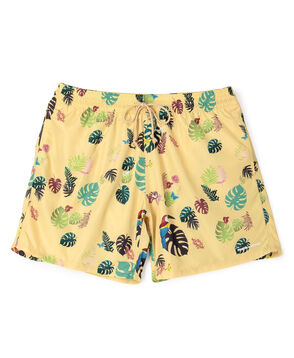 ポリエステル トロピカルプリント スイムショーツ