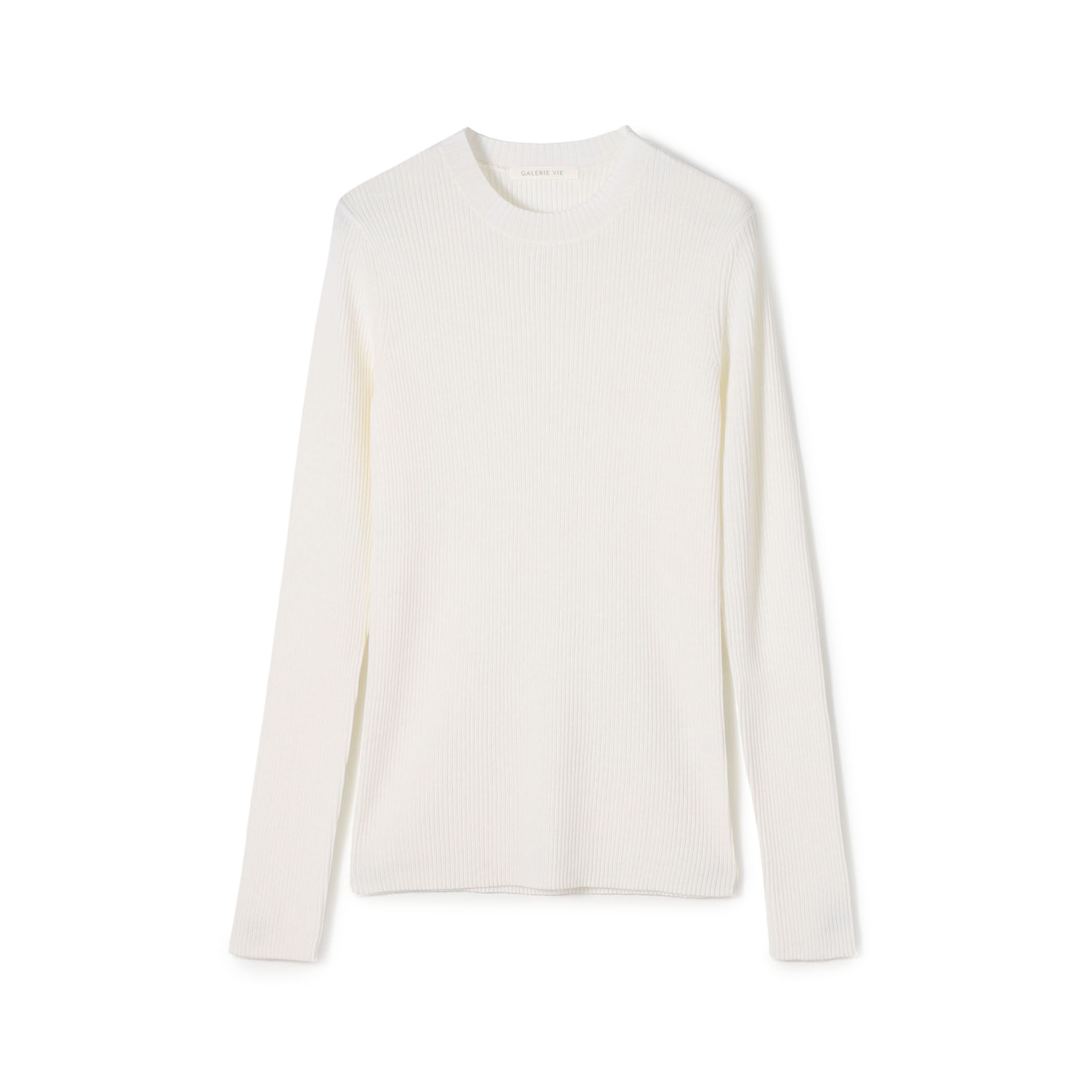 プルミエールウールリブ クルーネックプルオーバー｜トゥモローランド