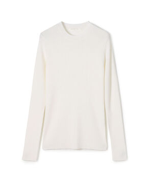 プルミエールウールリブ クルーネックプルオーバー