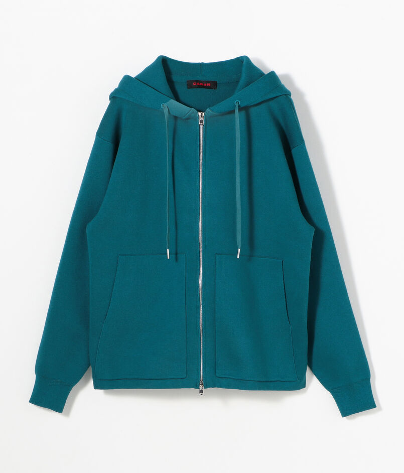 CABaN コットンカシミヤ ジップパーカ