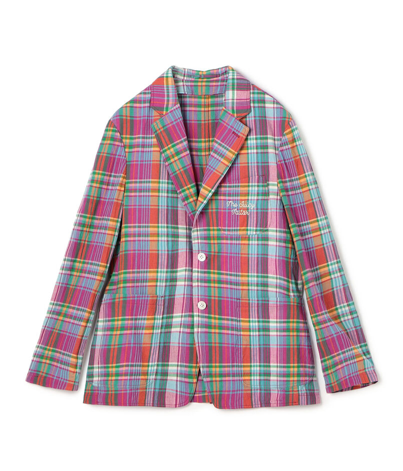 Mai Tai コットン インドマドラス シャツジャケット