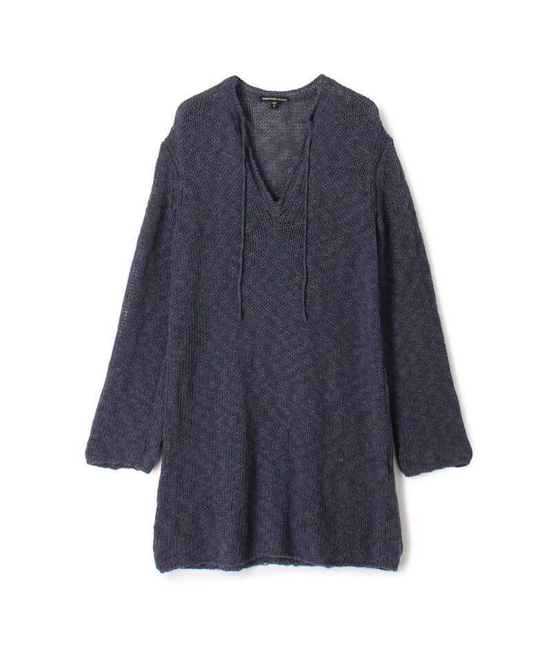 コットンリネン ニットチュニック WVP3140